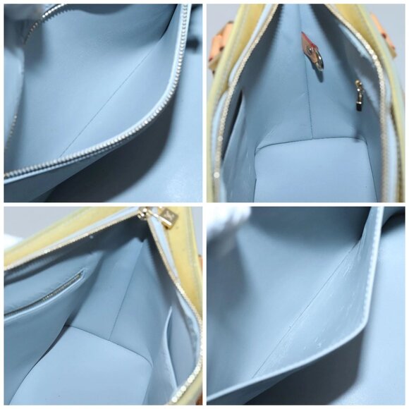 LOUIS VUITTON Monogram Vernis Houston Hand Bag Gris M91053 LV Auth hk2535 - Picture 14 of 15